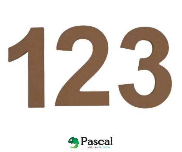 Jumbo Numbers 0 to 9 (Individual Number Blanks)