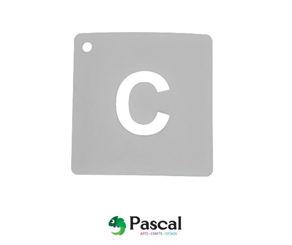 Stencil "c" Lowercase