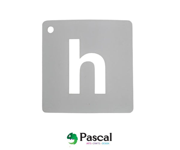 Stencil "h" Lowercase