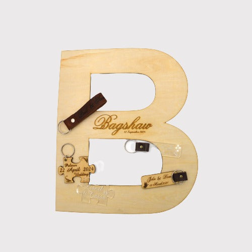 Key Rings (Leather, Wood & Perspex)